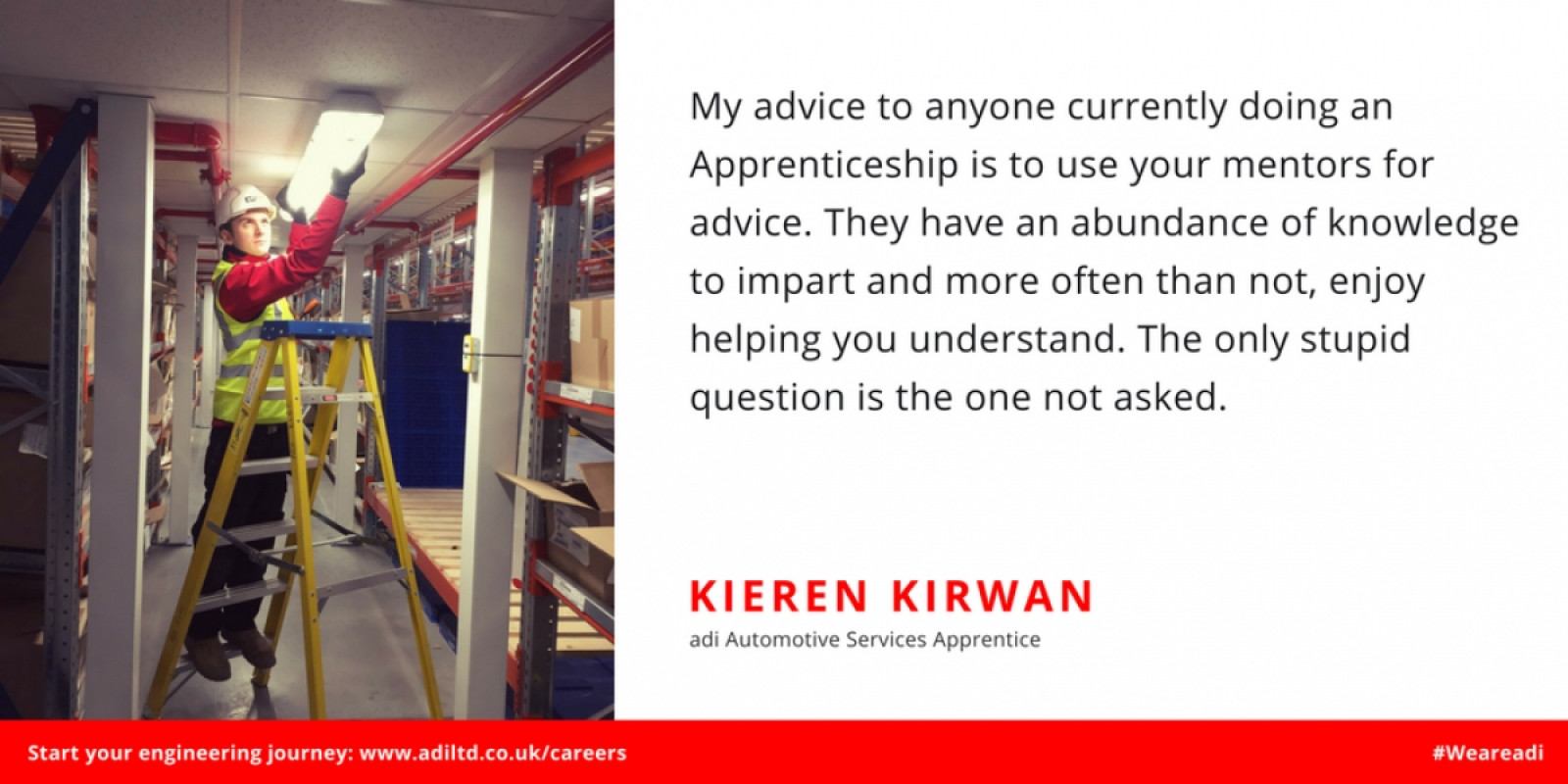 Apprentice Case Study: Kieren Kirwan Shares His Ap...