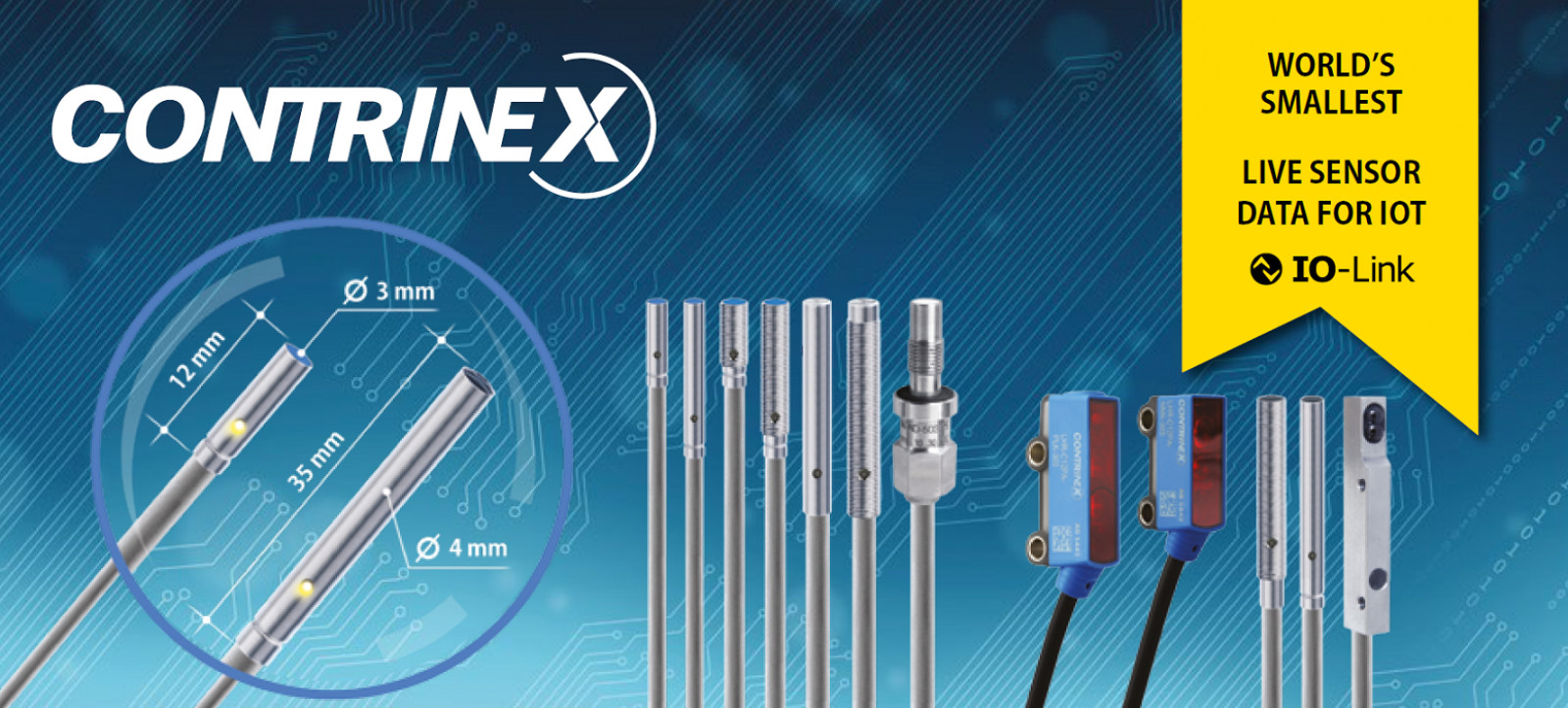 Contrinex miniature sensors for âwhen small is b...