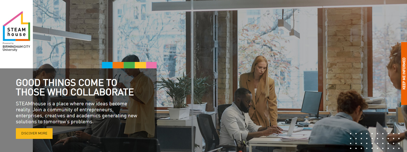 STEAMhouse launches new website and innovation ser...