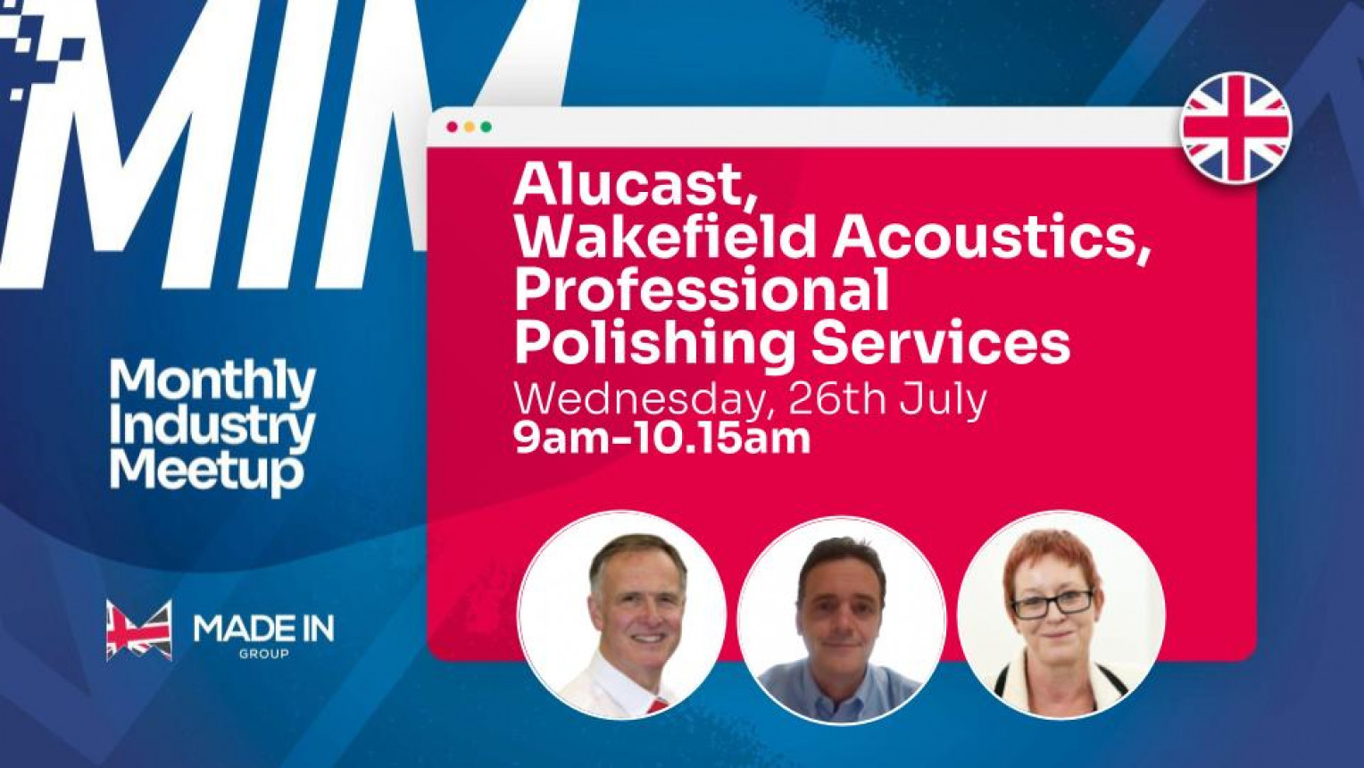 Monthly Industry Meetup with Alucast, Wakefield Acoustics, and Professional Polishing Services