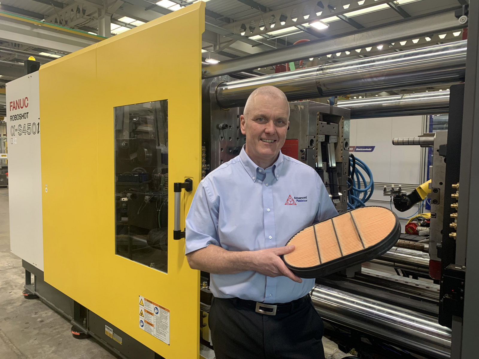 Made in the Midlands FANUC INJECTION MOULDING MACHINE SEES OUTPUT DOUBLE IN A SHOT FOR
