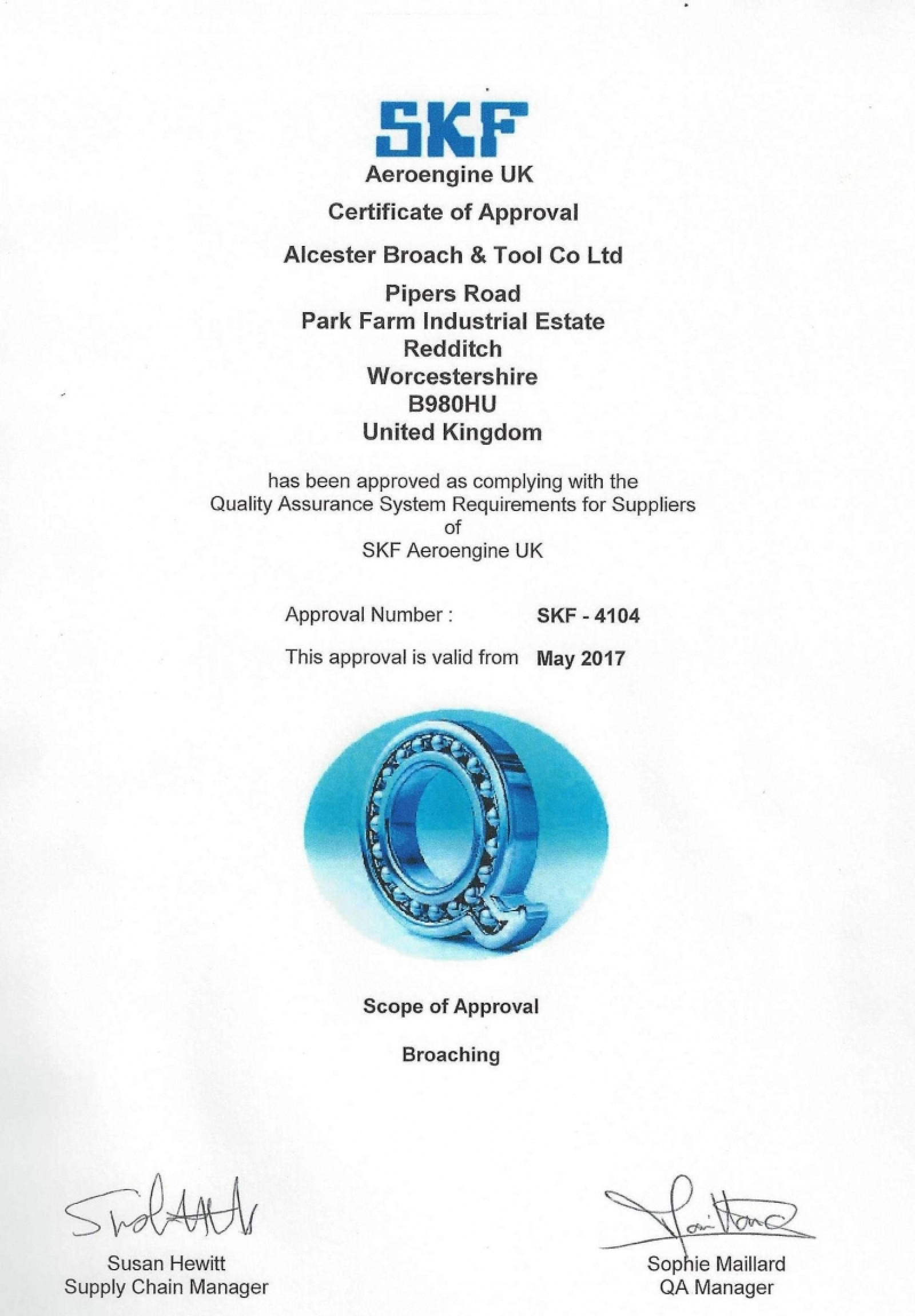 Made in the Midlands SKF Aeroengine UK Award