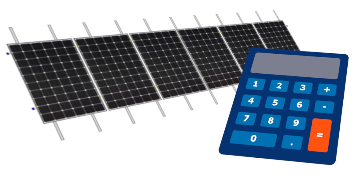 calculating number of solar panels